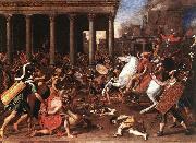The Destruction of the Temple at Jerusalem afg POUSSIN, Nicolas